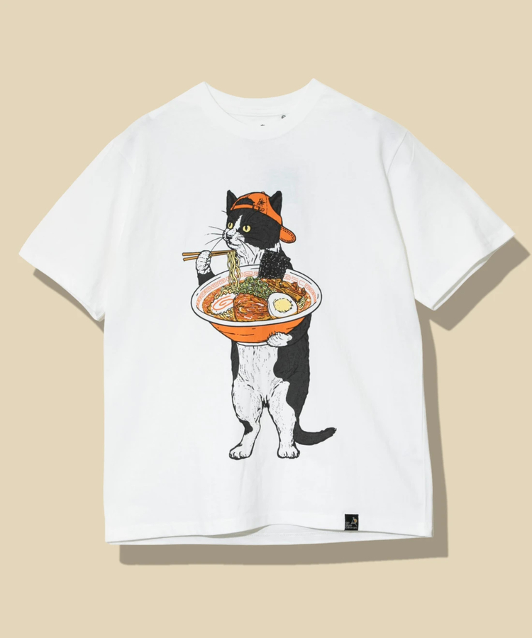 go slow caravan(ゴースローキャラバン) |USA/C 中華そば猫 TEE (MENS/WOMENS)