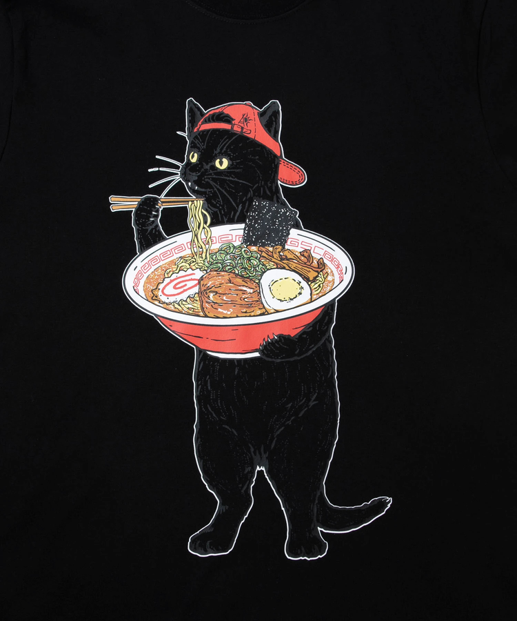 go slow caravan(ゴースローキャラバン) |USA/C 中華そば猫 TEE (MENS/WOMENS)