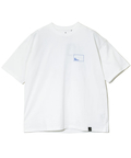 go slow caravan(ゴースローキャラバン) |USA/C スクエアLOGO バックプリント ゆったり TEE (MENS)