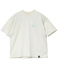 go slow caravan(ゴースローキャラバン) |USA/C スクエアLOGO バックプリント ゆったり TEE (MENS)