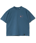 go slow caravan(ゴースローキャラバン) |USA/C スクエアLOGO バックプリント ゆったり TEE (MENS)
