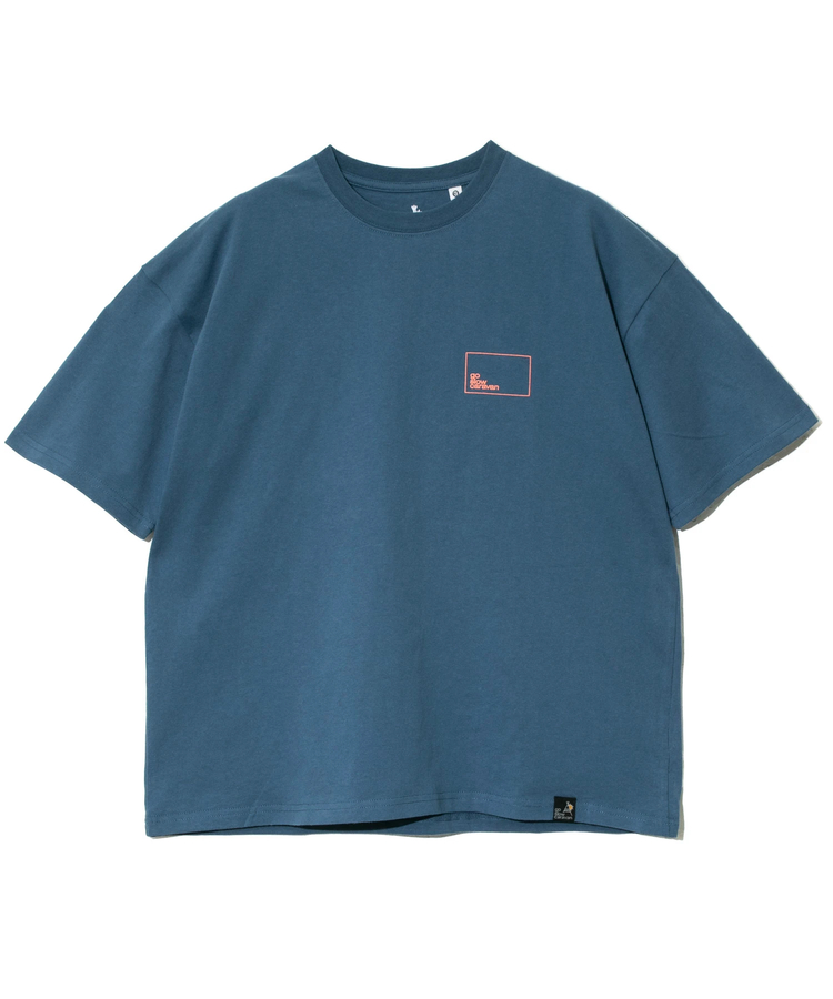 go slow caravan(ゴースローキャラバン) |USA/C スクエアLOGO バックプリント ゆったり TEE (MENS)