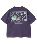 go slow caravan(ゴースローキャラバン) |USA/C スクエアLOGO バックプリント ゆったり TEE (MENS)