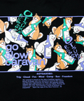go slow caravan(ゴースローキャラバン) |USA/C スクエアLOGO バックプリント ゆったり TEE (MENS)