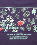 go slow caravan(ゴースローキャラバン) |USA/C スクエアLOGO バックプリント ゆったり TEE (MENS)