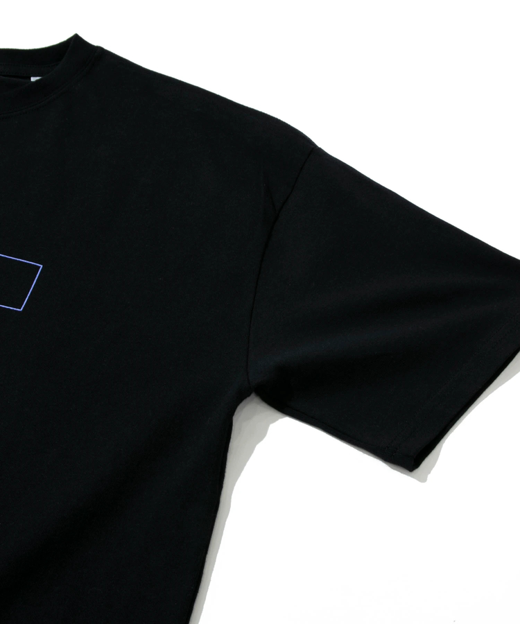 go slow caravan(ゴースローキャラバン) |USA/C スクエアLOGO バックプリント ゆったり TEE (MENS)