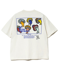 go slow caravan(ゴースローキャラバン) |USA/C スクエアLOGO バックプリント ゆったり TEE (MENS)