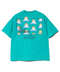 go slow caravan(ゴースローキャラバン) |USA/C スクエアLOGO バックプリント ゆったり TEE (MENS)