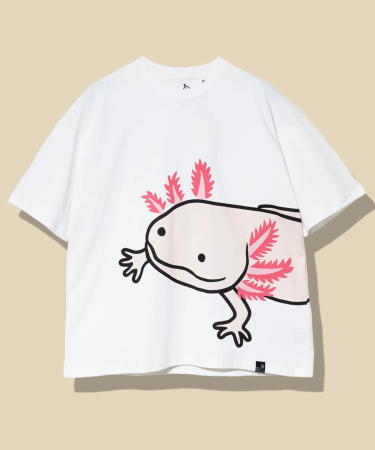 go slow caravan(ゴースローキャラバン) |USA/C ウーパールーパー IMPACT ゆったり TEE (MENS)