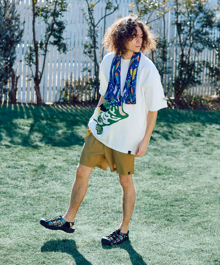 go slow caravan(ゴースローキャラバン) |USA/C ブラックバス IMPACT ゆったり TEE (MENS)