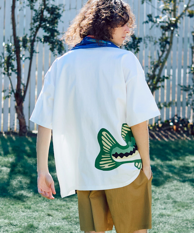 go slow caravan(ゴースローキャラバン) |USA/C ブラックバス IMPACT ゆったり TEE (MENS)