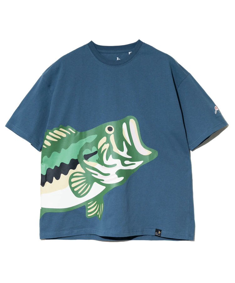 go slow caravan(ゴースローキャラバン) |USA/C ブラックバス IMPACT ゆったり TEE (MENS)