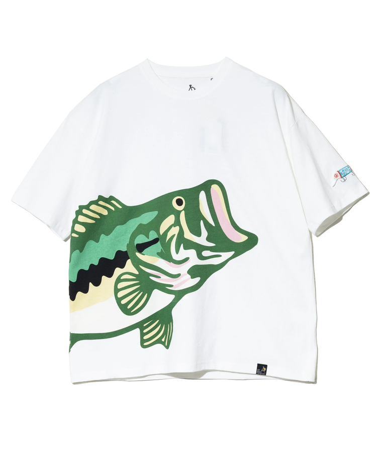 go slow caravan(ゴースローキャラバン) |USA/C ブラックバス IMPACT ゆったり TEE (MENS)