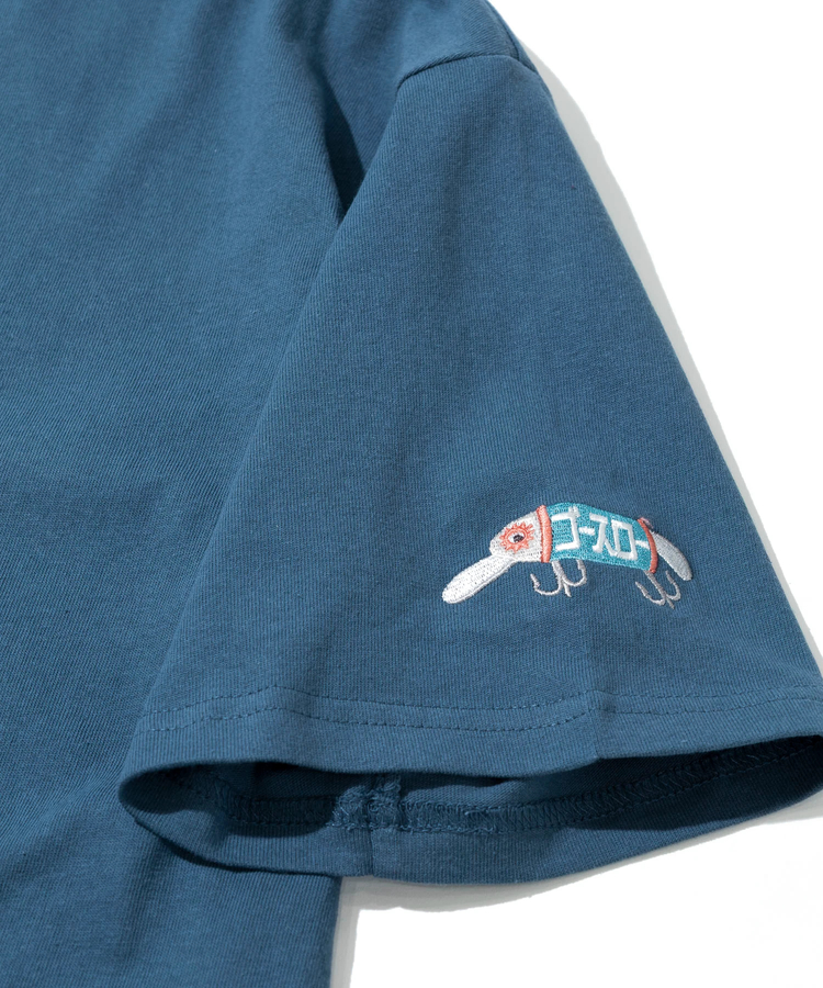 go slow caravan(ゴースローキャラバン) |USA/C ブラックバス IMPACT ゆったり TEE (MENS)