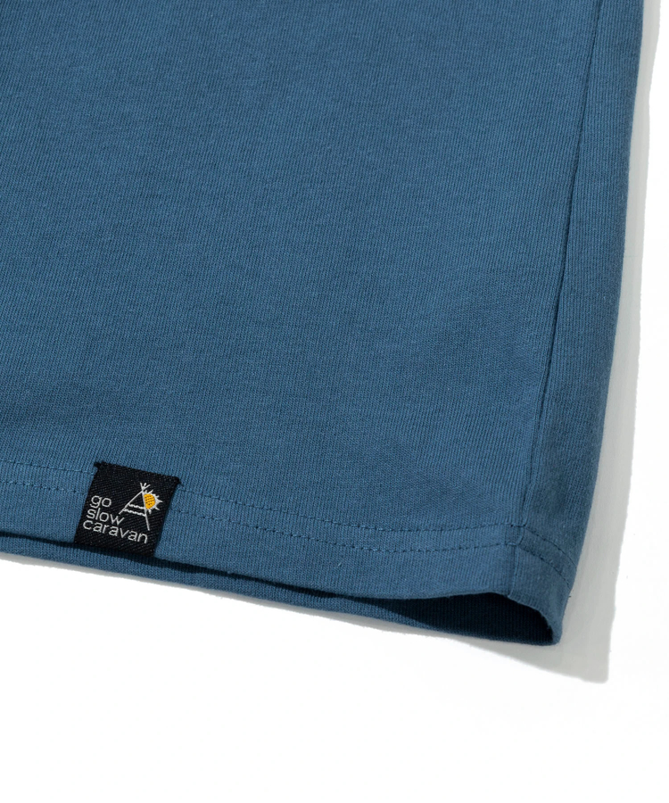 go slow caravan(ゴースローキャラバン) |USA/C ブラックバス IMPACT ゆったり TEE (MENS)