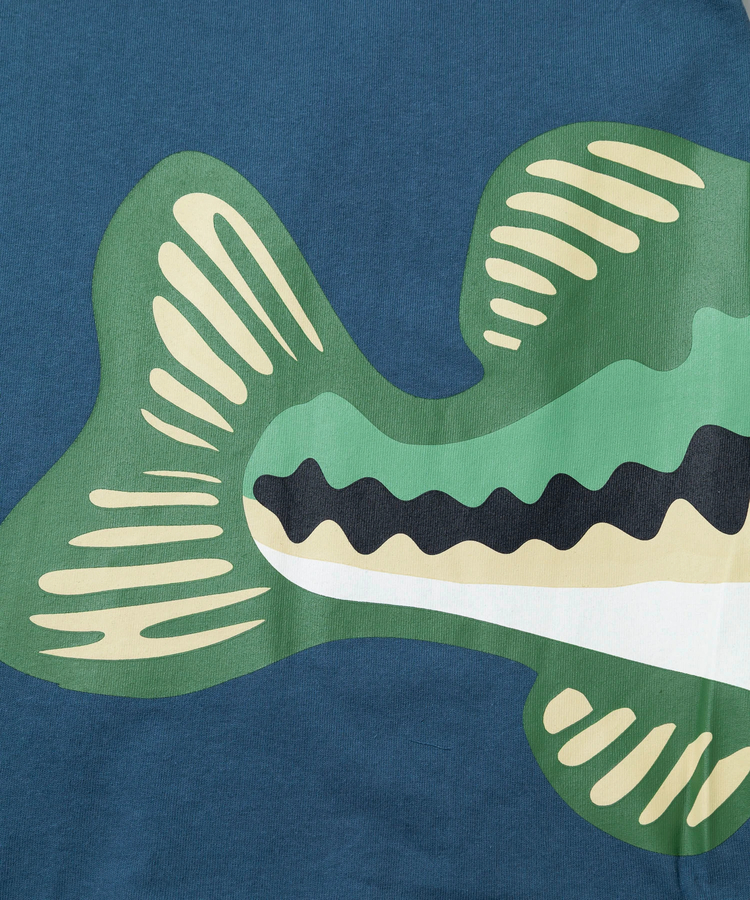 go slow caravan(ゴースローキャラバン) |USA/C ブラックバス IMPACT ゆったり TEE (MENS)