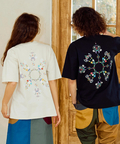 go slow caravan(ゴースローキャラバン) |USA/C ペイズリー ゆったり TEE (MENS/WOMENS)