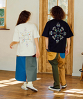 go slow caravan(ゴースローキャラバン) |USA/C ペイズリー ゆったり TEE (MENS/WOMENS)
