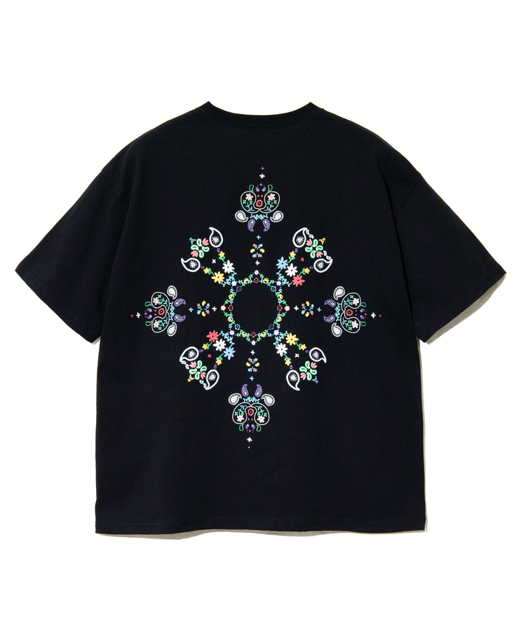 go slow caravan(ゴースローキャラバン) |USA/C ペイズリー ゆったり TEE (MENS/WOMENS)