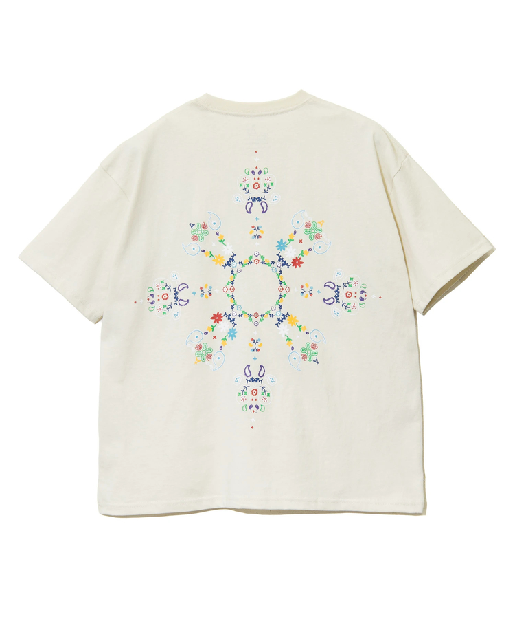 go slow caravan(ゴースローキャラバン) |USA/C ペイズリー ゆったり TEE (MENS/WOMENS)