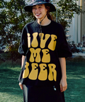go slow caravan(ゴースローキャラバン) |USA/C GIVE ME BEER! ゆったり TEE (MENS/WOMENS)