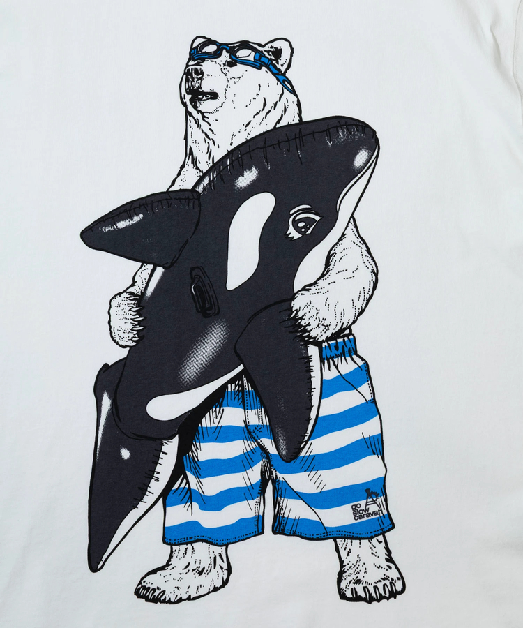 go slow caravan(ゴースローキャラバン) |USA/C プールクマ BIG TEE (MENS)