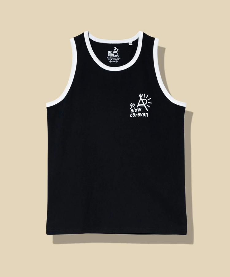 go slow caravan(ゴースローキャラバン) |USA/C カラーバインダー タンクトップ (MENS)