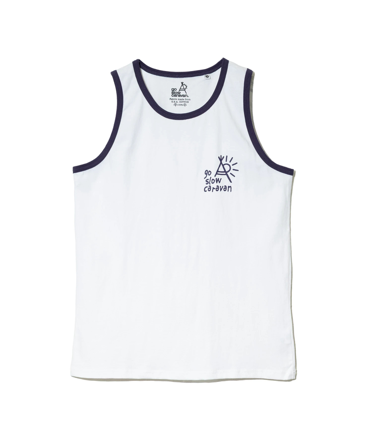 go slow caravan(ゴースローキャラバン) |USA/C カラーバインダー タンクトップ (MENS)