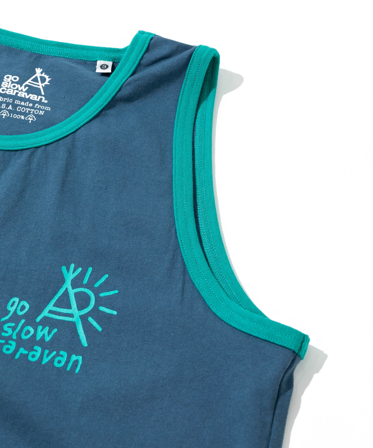 go slow caravan(ゴースローキャラバン) |USA/C カラーバインダー タンクトップ (MENS)