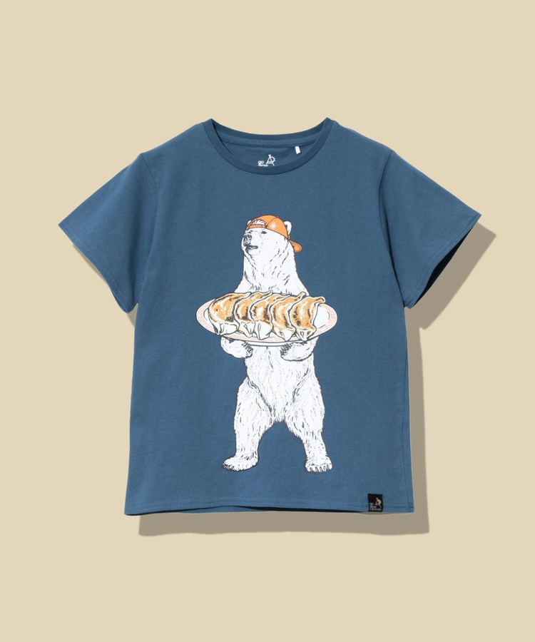 go slow caravan(ゴースローキャラバン) |KIDS USA/C 餃子クマ TEE (KIDS)
