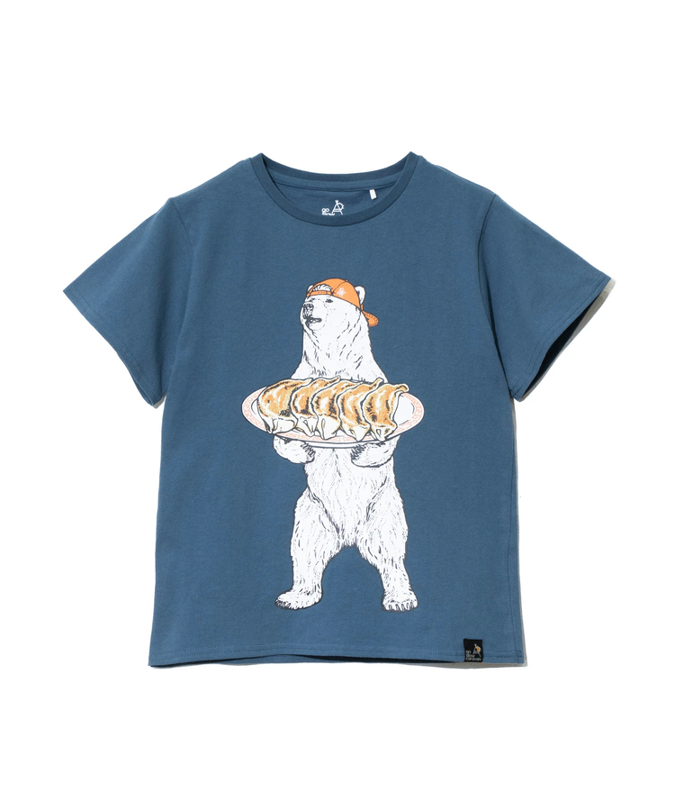 go slow caravan(ゴースローキャラバン) |KIDS USA/C 餃子クマ TEE (KIDS)