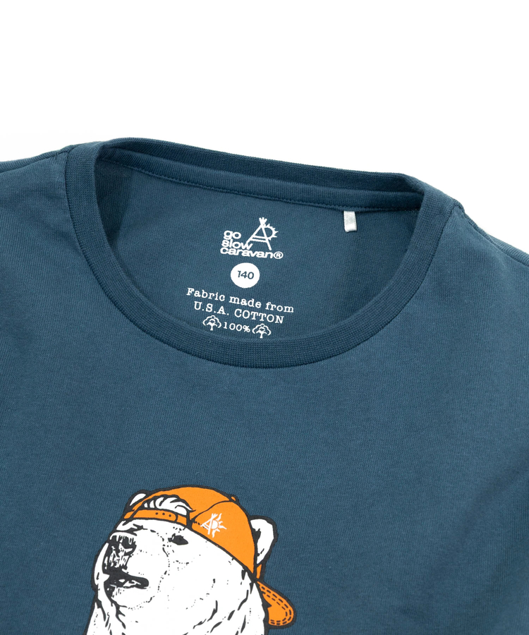 go slow caravan(ゴースローキャラバン) |KIDS USA/C 餃子クマ TEE (KIDS)