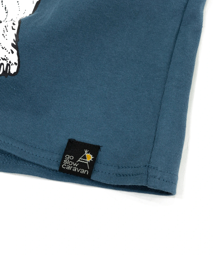 go slow caravan(ゴースローキャラバン) |KIDS USA/C 餃子クマ TEE (KIDS)