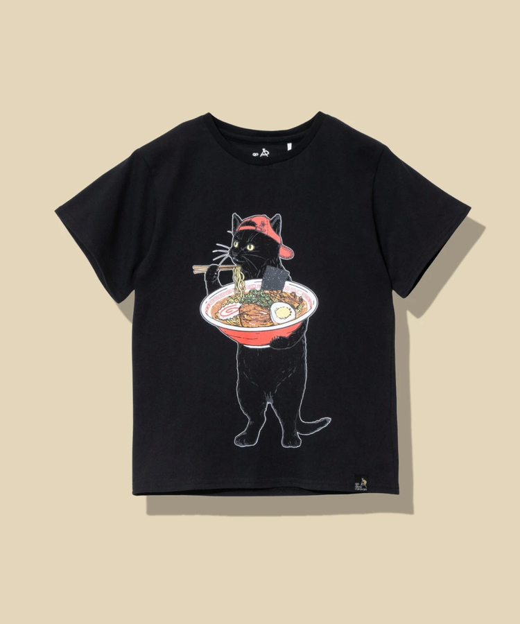 go slow caravan(ゴースローキャラバン) |KIDS USA/C 中華そば猫 TEE (KIDS)