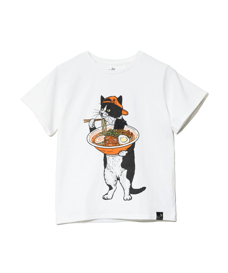 go slow caravan(ゴースローキャラバン) |KIDS USA/C 中華そば猫 TEE (KIDS)