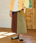 go slow caravan(ゴースローキャラバン) |C/Nクレイジー脇ポケスカート (WOMENS)