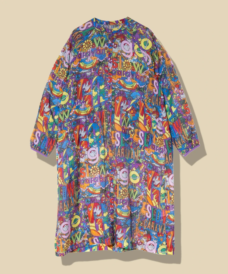 go slow caravan(ゴースローキャラバン) |虫よけシースルーシャツワンピース (WOMENS)