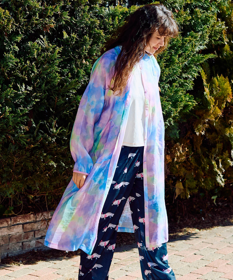 go slow caravan(ゴースローキャラバン) |虫よけシースルーシャツワンピース (WOMENS)