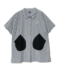 go slow caravan(ゴースローキャラバン) |ストライプ/チェックオーバーシャツワンピース (WOMENS)