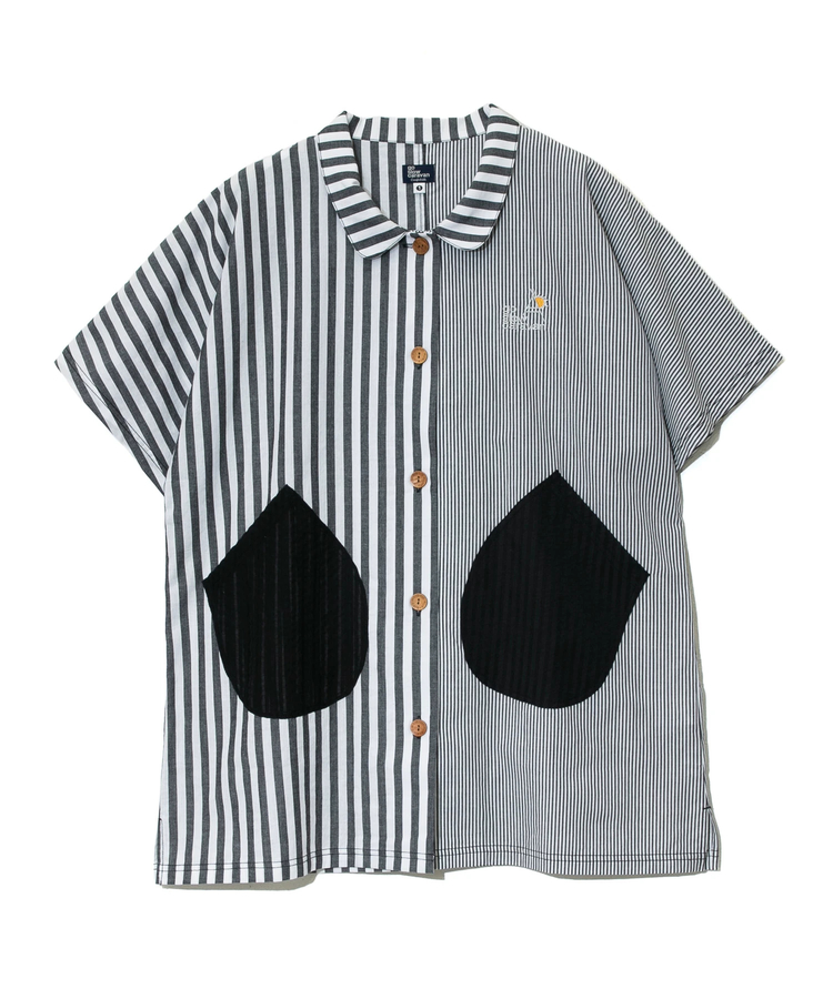 go slow caravan(ゴースローキャラバン) |ストライプ/チェックオーバーシャツワンピース (WOMENS)