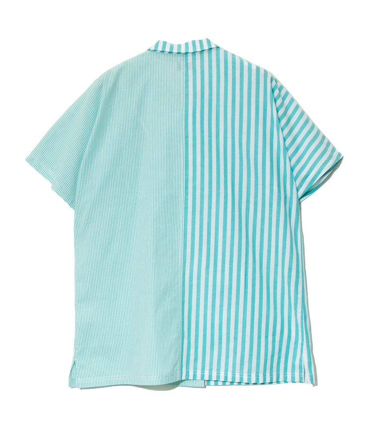 go slow caravan(ゴースローキャラバン) |ストライプ/チェックオーバーシャツワンピース (WOMENS)