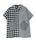 go slow caravan(ゴースローキャラバン) |ストライプ/チェックオーバーシャツワンピース (WOMENS)