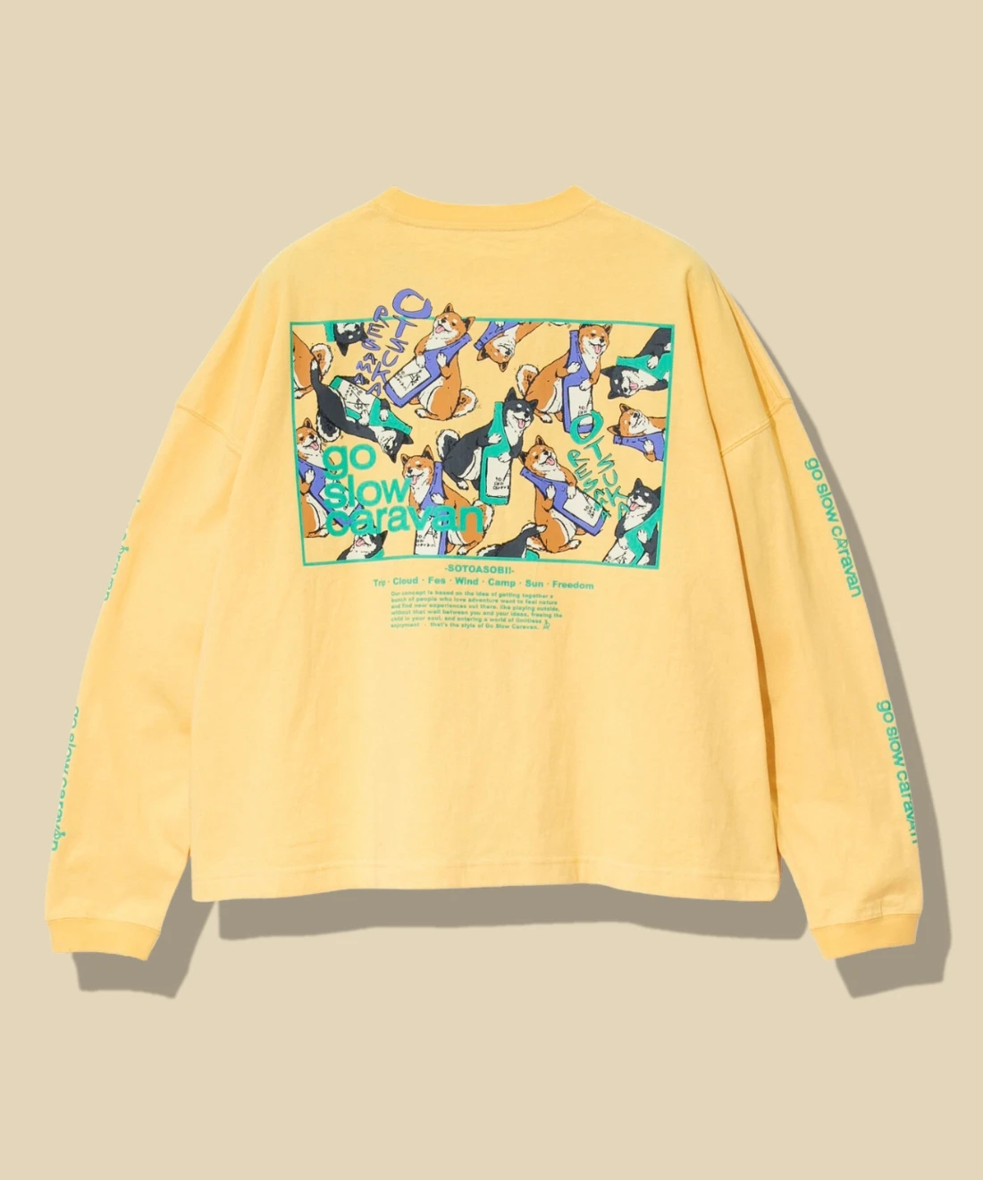 tシャツ USA/CスクエアLOGOバックプリントミドル LS TEE W レディース USA/CスクエアLOGOバックプリントミドルLSTEE (WOMENS
