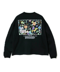go slow caravan(ゴースローキャラバン) |USA/CスクエアLOGOバックプリントミドルLSTEE (WOMENS)