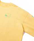 go slow caravan(ゴースローキャラバン) |USA/CスクエアLOGOバックプリントミドルLSTEE (WOMENS)