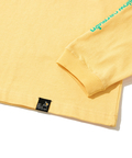go slow caravan(ゴースローキャラバン) |USA/CスクエアLOGOバックプリントミドルLSTEE (WOMENS)