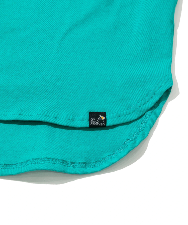 go slow caravan(ゴースローキャラバン) |USA/C ラウンドヘムTEE (WOMENS)