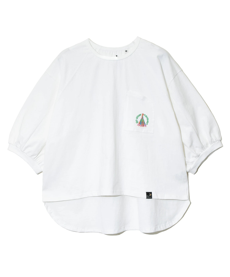 go slow caravan(ゴースローキャラバン) |USA/C ラグランセットインプルオーバーTEE (WOMENS)