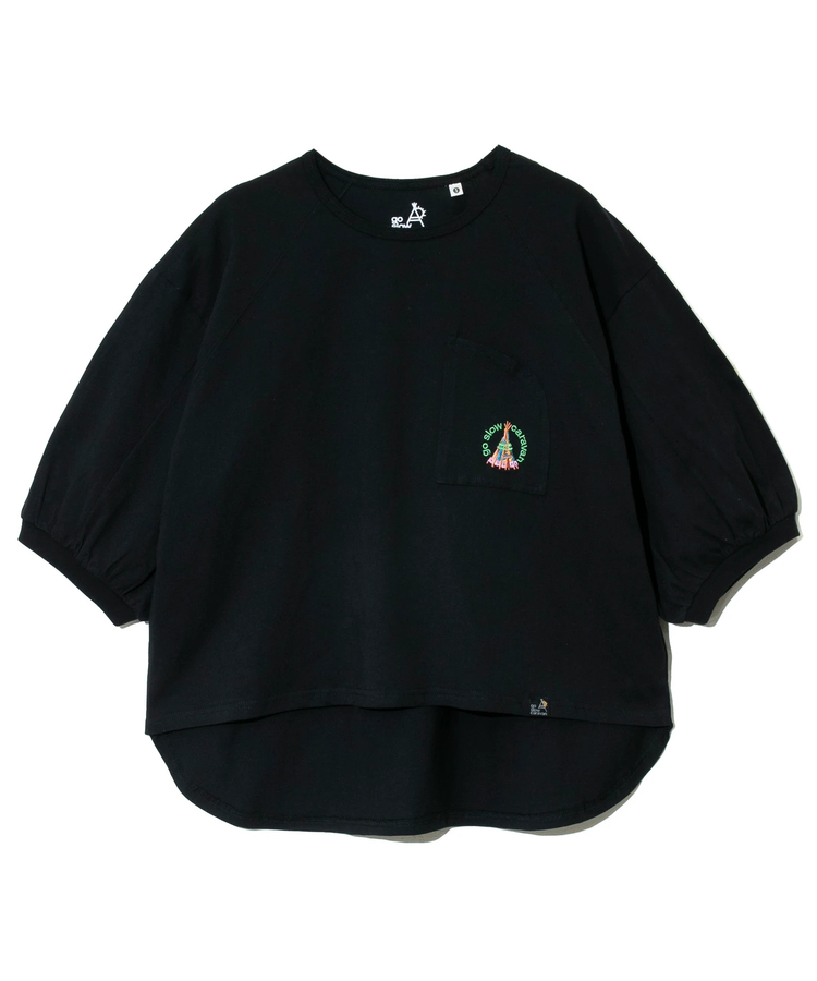 go slow caravan(ゴースローキャラバン) |USA/C ラグランセットインプルオーバーTEE (WOMENS)
