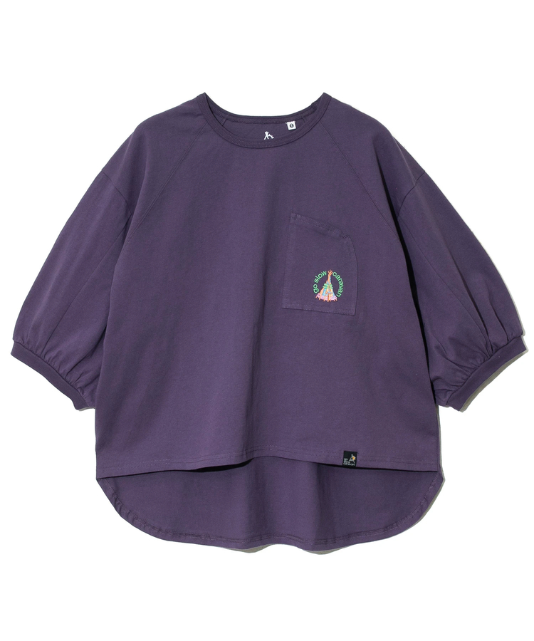 go slow caravan(ゴースローキャラバン) |USA/C ラグランセットインプルオーバーTEE (WOMENS)